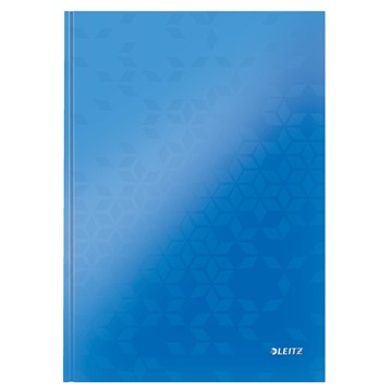 Leitz 46261036 - WOW Notizbuch, A4, Kariert, Blau