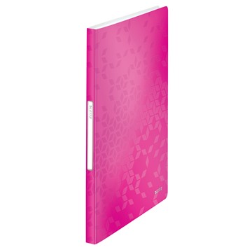 Leitz 46320023 - WOW Sichtbuch, Pink Metallic