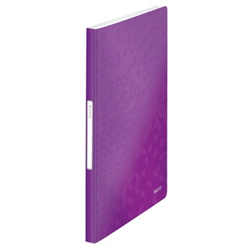 Leitz 46320062 - WOW Sichtbuch, Violett Metallic