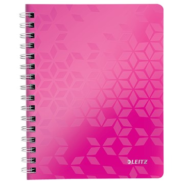 Leitz 46390023 - WOW Collegeblock, A5, Liniert, Pink Metallic