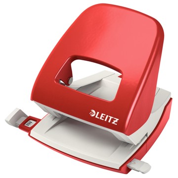 Leitz 50080025 - New NeXXt Bürolocher (Metall), Rot