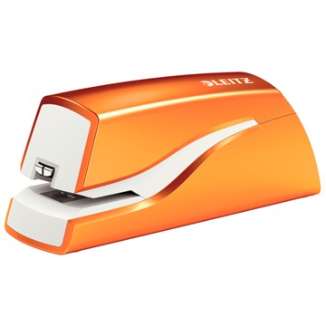 Leitz 55661044 - NeXXt Series WOW Elektrisches Heftgerät, Orange Metallic