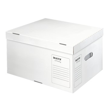 Leitz 61040000 - Infinity Archiv-Container, Gr. L, Weiß