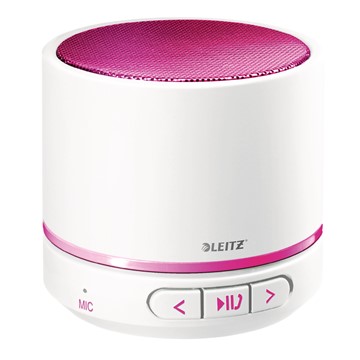 Leitz 63581023 - WOW Mini Konferenz Bluetooth Lautsprecher, Pink Metallic