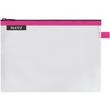 Leitz 40250023 - WOW Traveller Zip-Beutel wasserabweisend M, Pink
